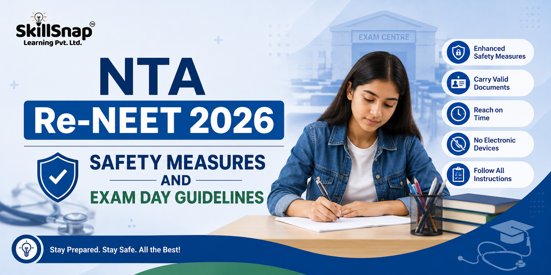 NTA Re-NEET 2026 Safety Measures and Exam Day Guidelines
